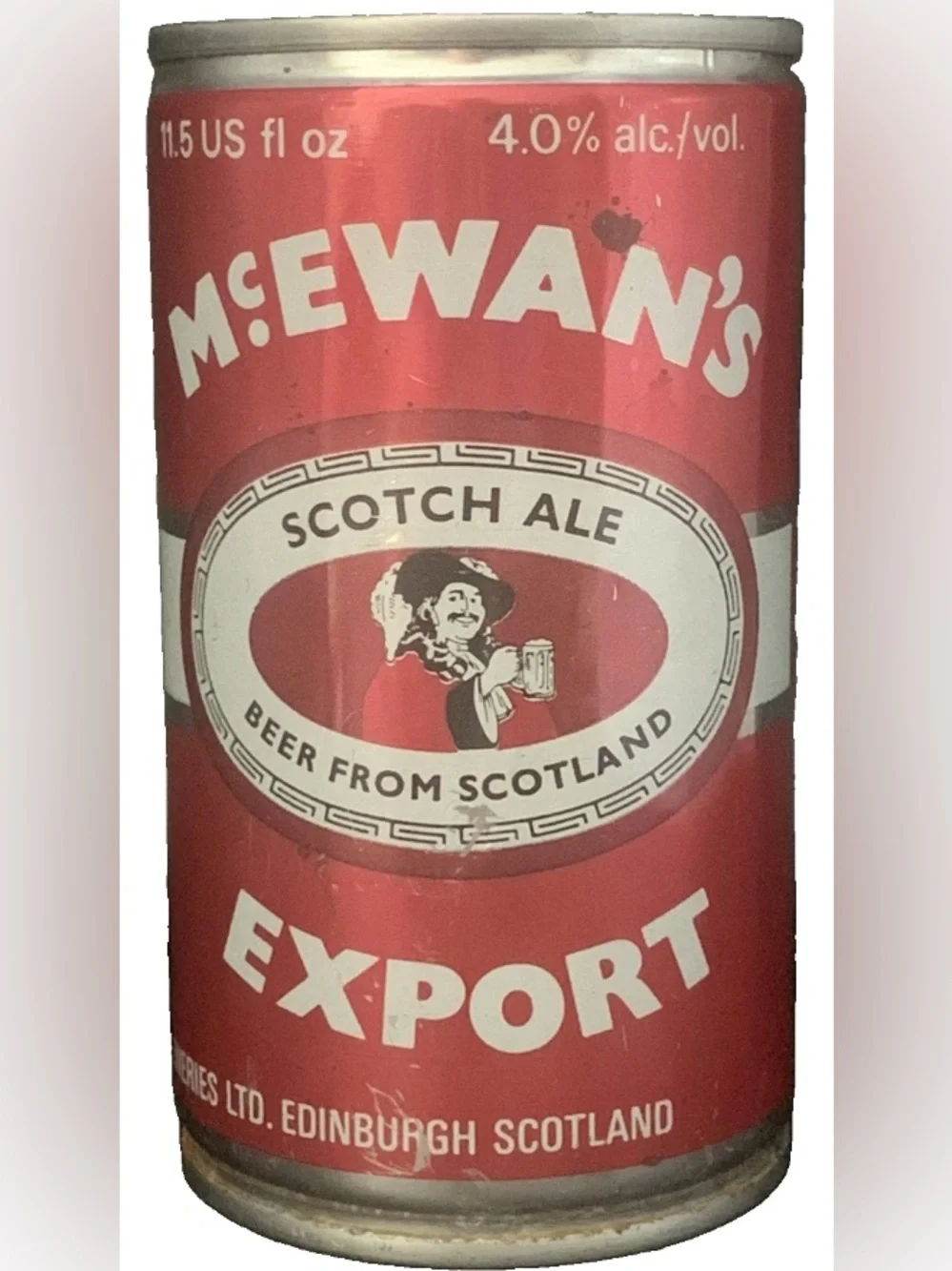 Vintage Beer Can McEwan's Scotch Ale Beer Export From Scotland Pull Tab Empty